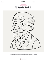 Camillo Golgi afdrukbare werkblad voorbeeld