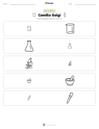 Camillo Golgi printable worksheet preview