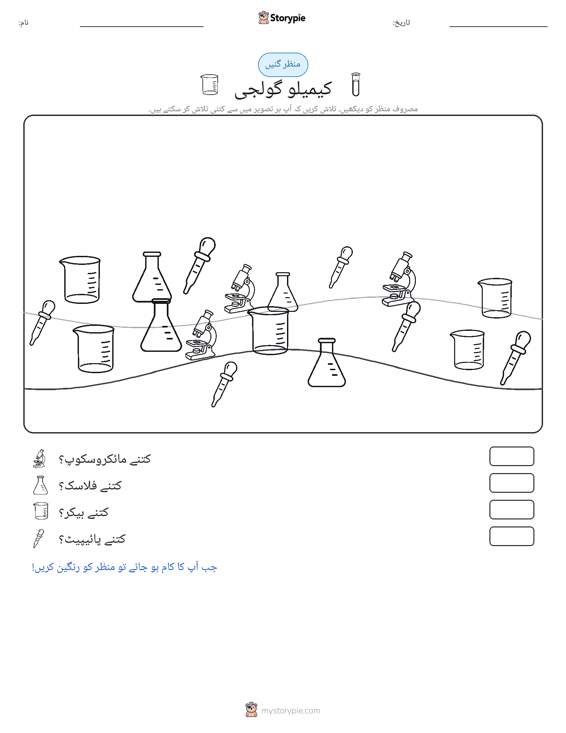 گنتی کا منظر