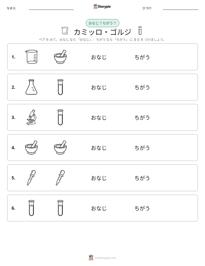 同じか違うか
