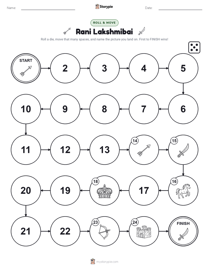 Roll & Move Game