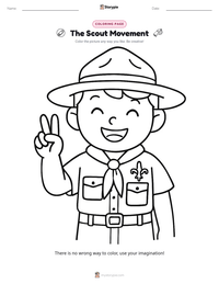 The Scout Movement printable worksheet preview