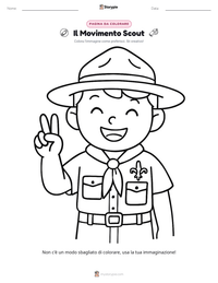 Anteprima della scheda stampabile di Il Movimento Scout