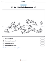 Die Pfadfinderbewegung druckbare Arbeitsblatt Vorschau