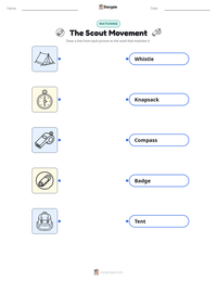 The Scout Movement printable worksheet preview
