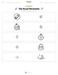 The Scout Movement printable worksheet preview