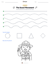 The Scout Movement printable worksheet preview