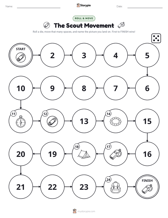 Roll & Move Game