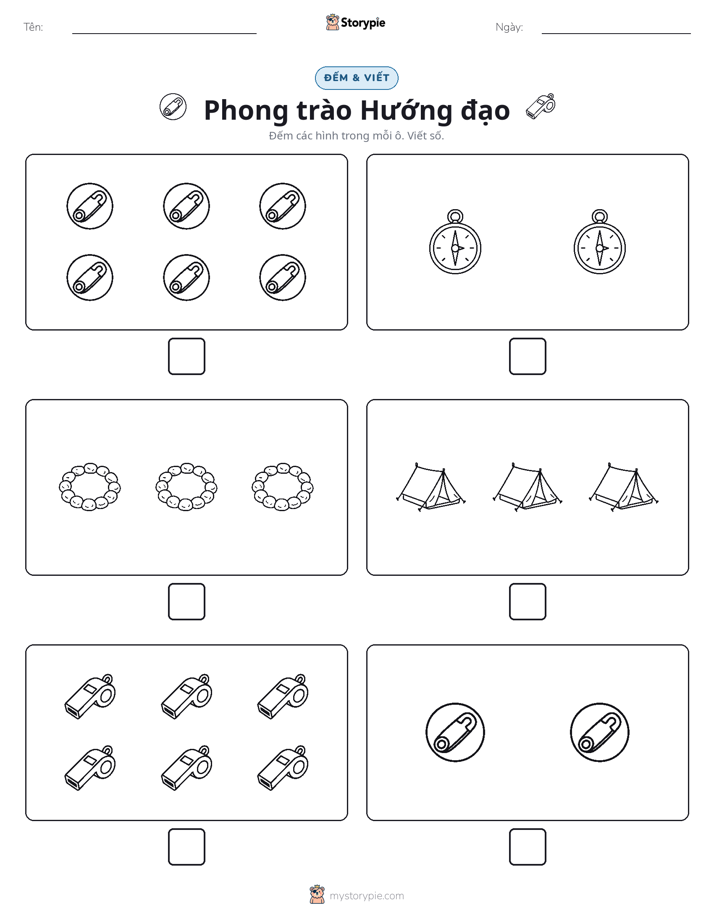 Đếm & Viết