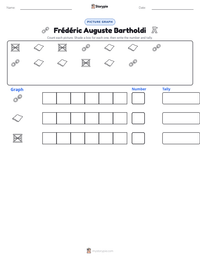 Frédéric Auguste Bartholdi printable worksheet preview
