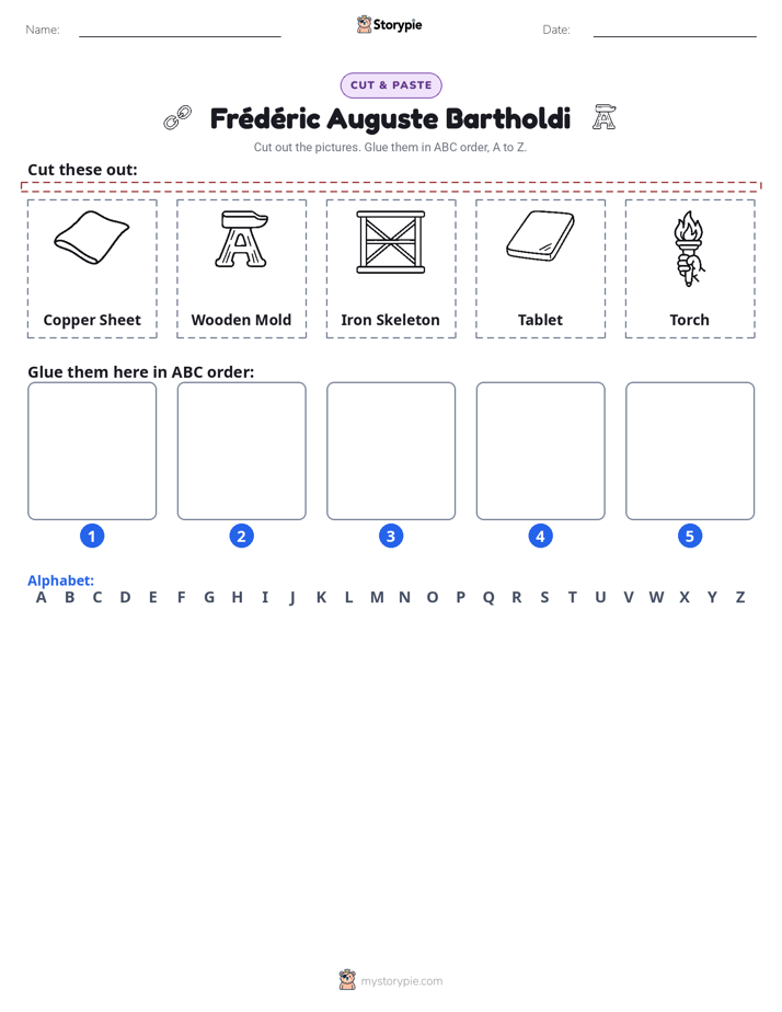 Cut & Paste Alphabet
