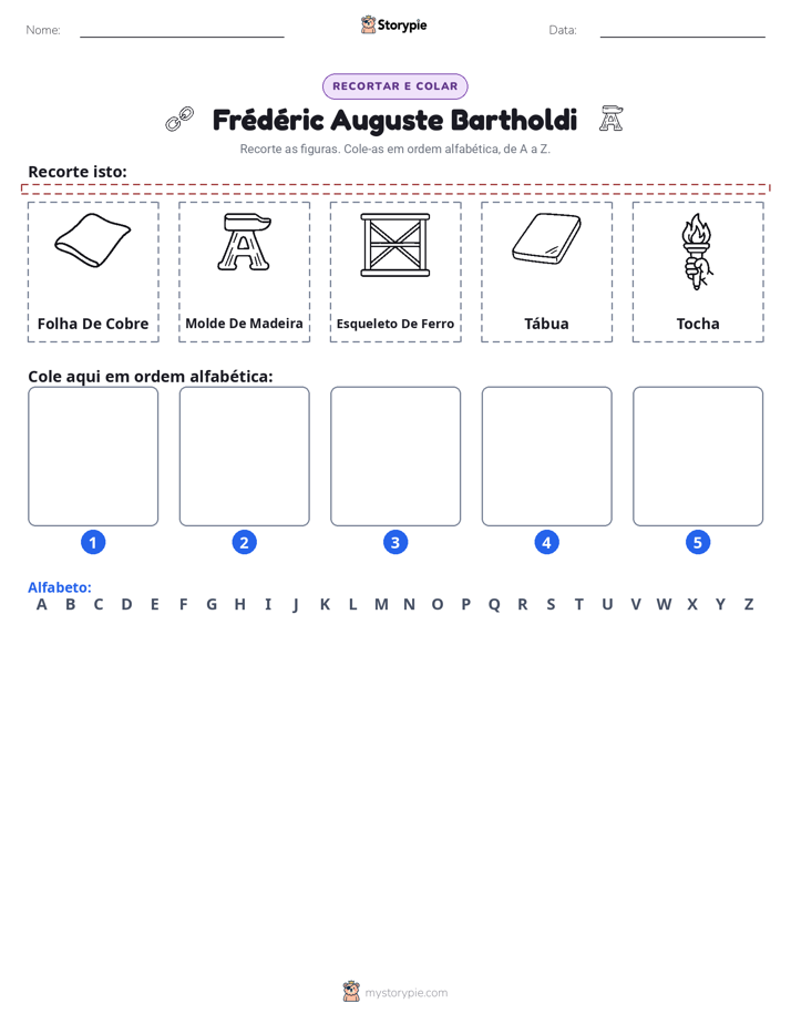 Recortar & Colar Alfabeto
