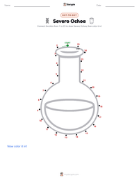 Severo Ochoa printable worksheet preview