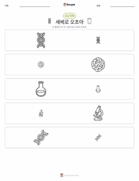 세베로 오초아 인쇄 가능한 워크시트 미리보기