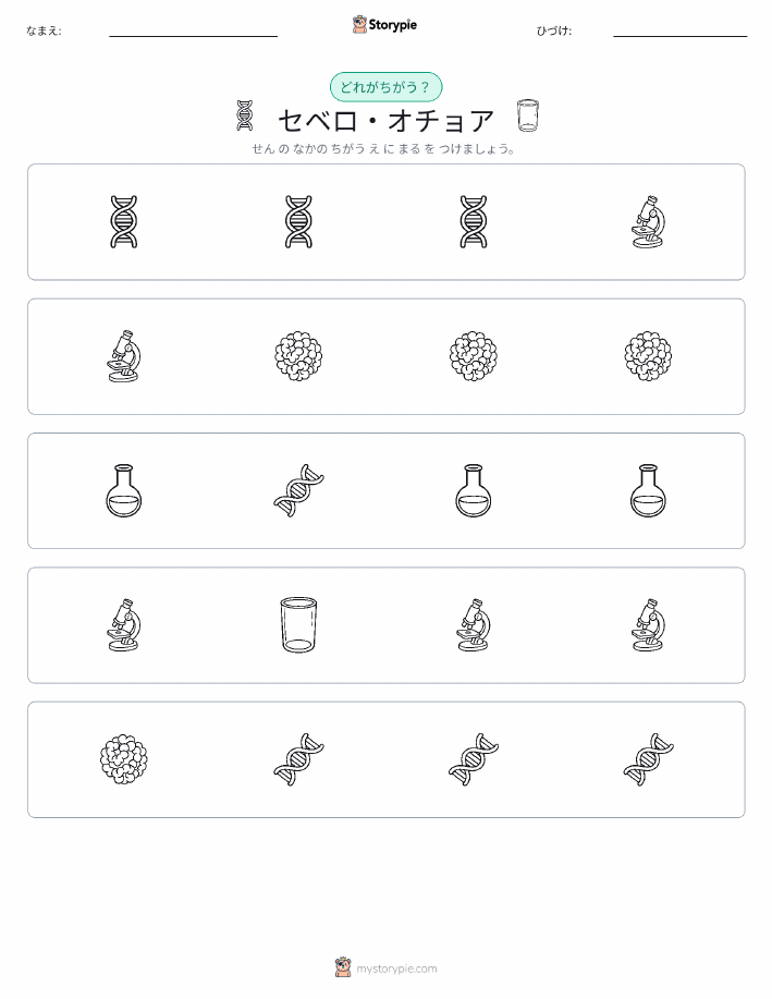 異なるものを見つけよう