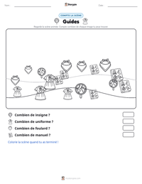 Aperçu de la feuille de travail imprimable Guides