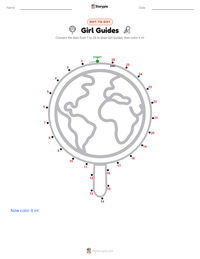 Girl Guides printable worksheet preview