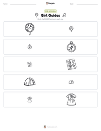 Girl Guides printable worksheet preview