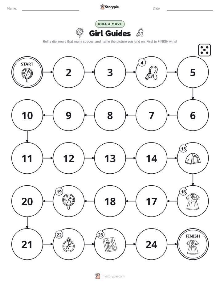 Roll & Move Game
