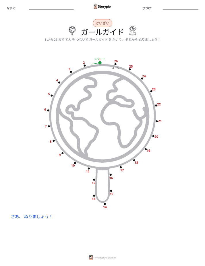 点つなぎ