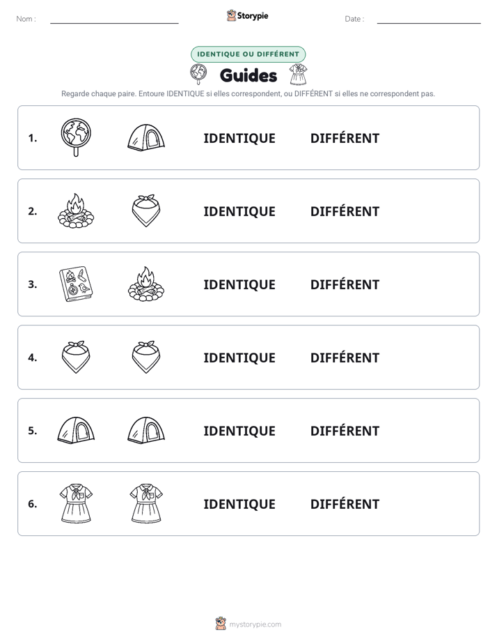 Identique ou Différent