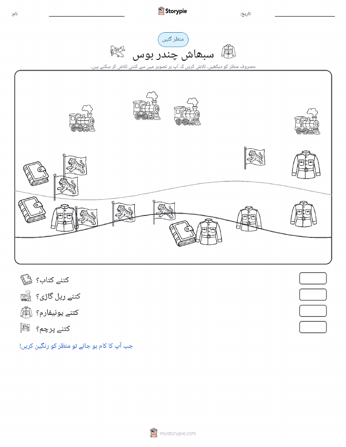 گنتی کا منظر