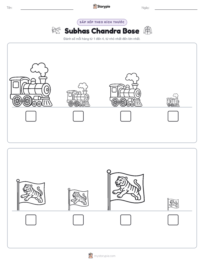 Thứ Tự Kích Thước
