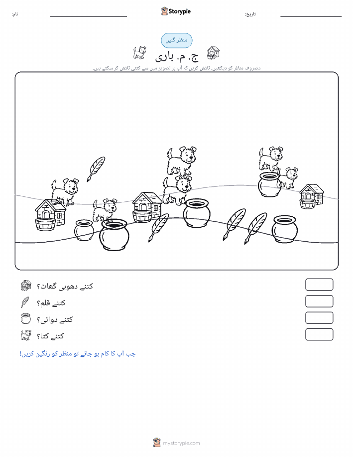 گنتی کا منظر