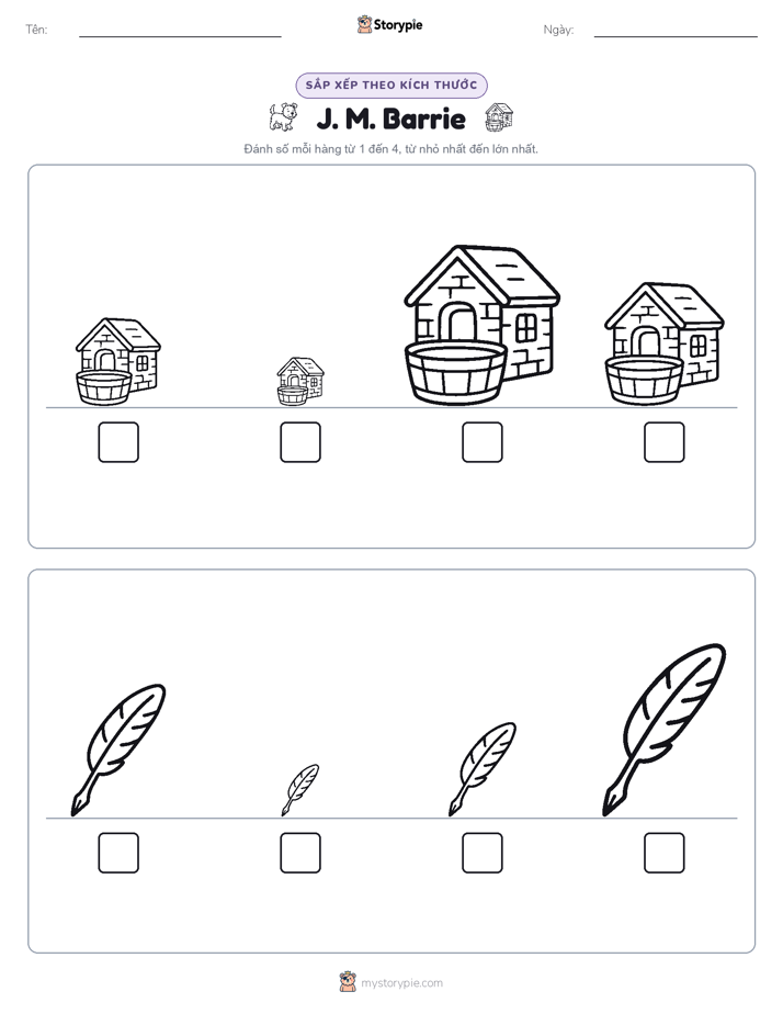 Thứ Tự Kích Thước