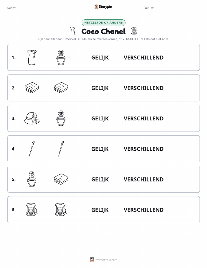 Zelfde of Verschillend