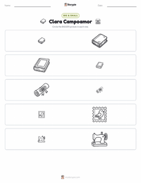Clara Campoamor printable worksheet preview