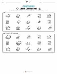Aperçu de la feuille de travail imprimable Clara Campoamor