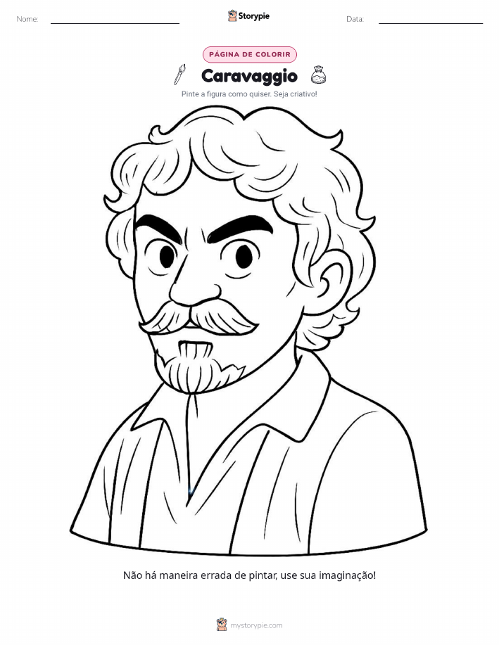 Página para colorir