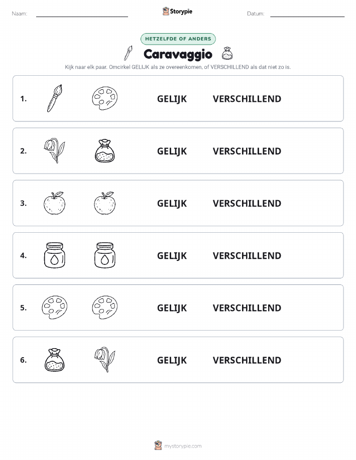 Zelfde of Verschillend