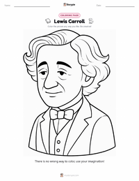 Lewis Carroll printable worksheet preview