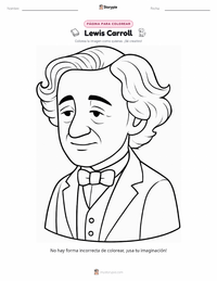Vista previa de la hoja de trabajo imprimible de Lewis Carroll