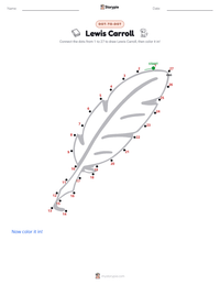 Lewis Carroll printable worksheet preview