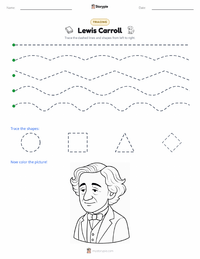 Lewis Carroll printable worksheet preview