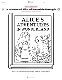 Anteprima della scheda stampabile di Le avventure di Alice nel Paese delle Meraviglie