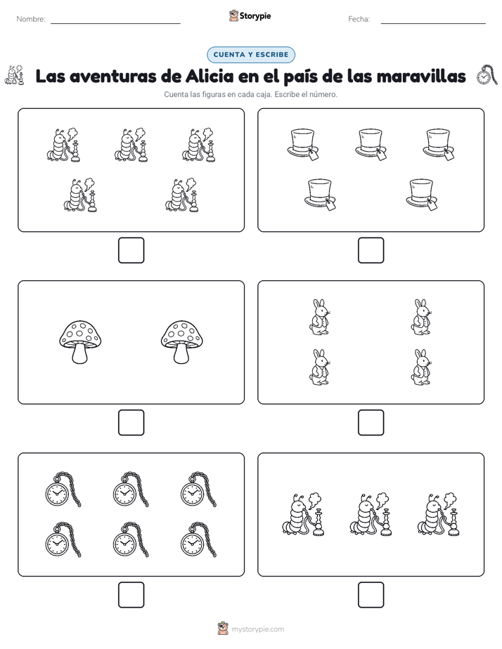 Cuenta y Escribe