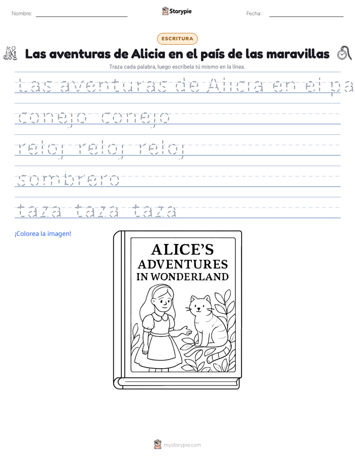 Práctica de Escritura