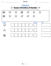 Queen Christina of Sweden printable worksheet preview