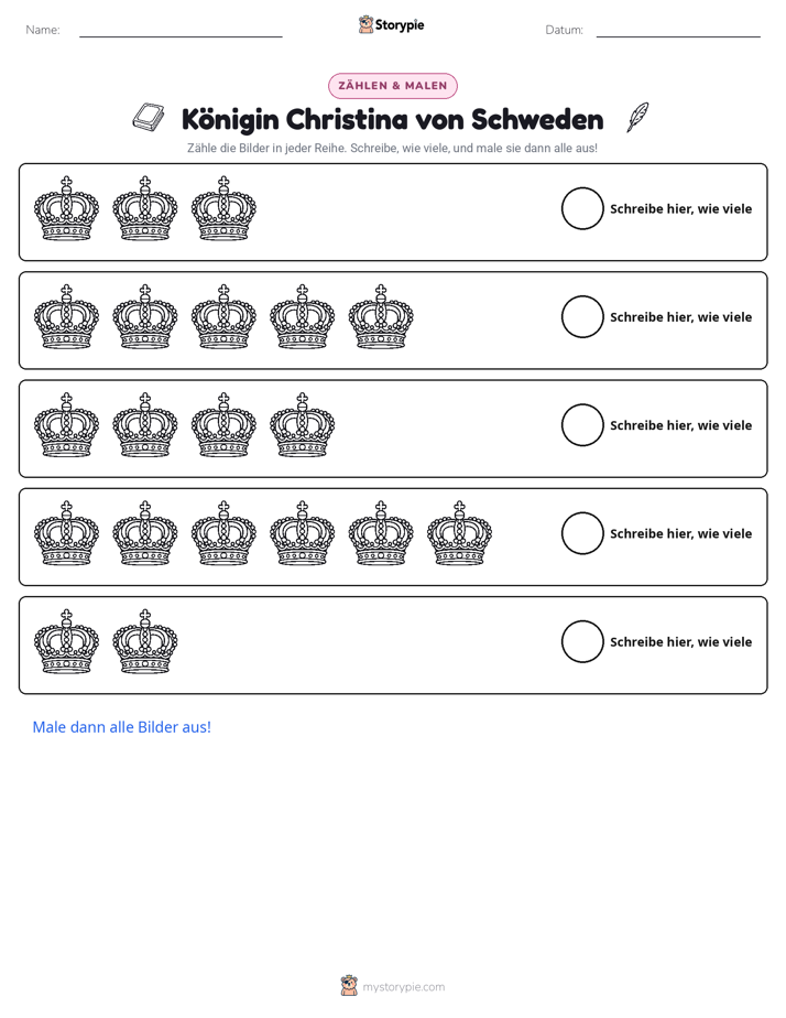 Zählen & Ausmalen
