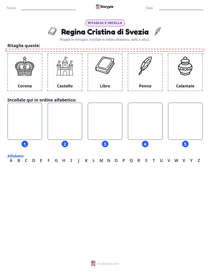 Taglia & Incolla Alfabeto