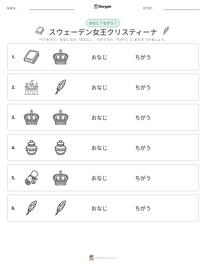 同じか違うか