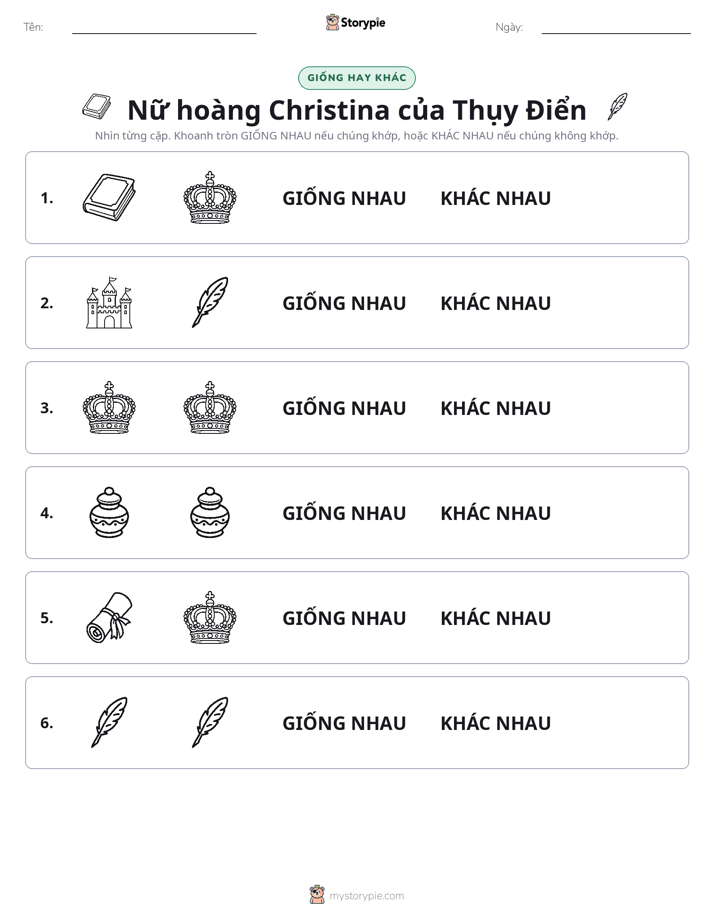 Giống Hay Khác