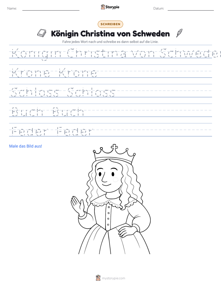 Schreibübung