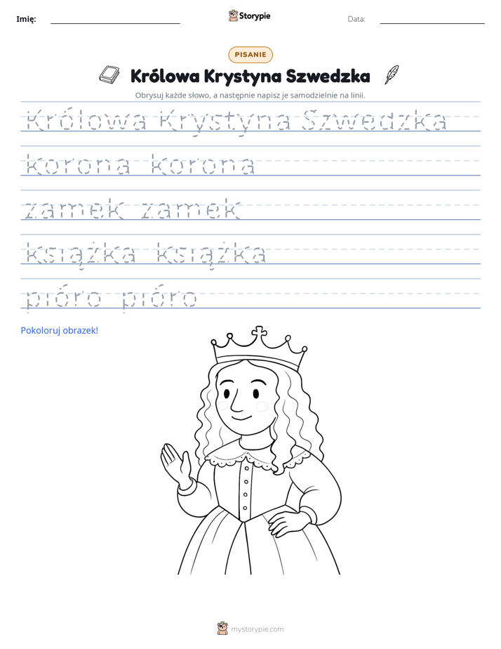Ćwiczenie Pisania