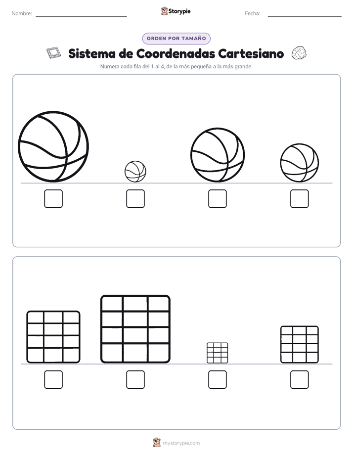 Orden de Tamaños
