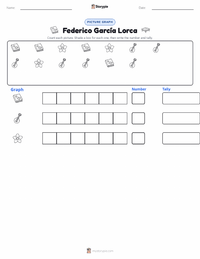 Federico García Lorca printable worksheet preview